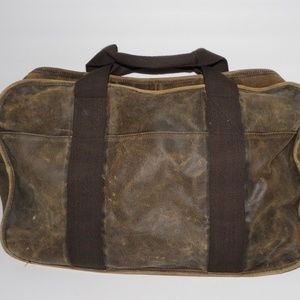 Vintage Wilsons Genuine Leather Travel Duffel Bag